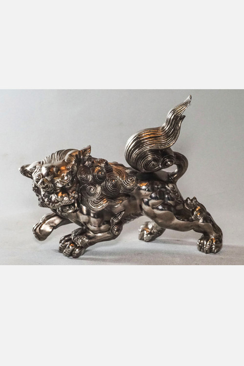 Petite sculpture d’un Lion Gardien, “Lion de Fo”, “Chien de Fo”
