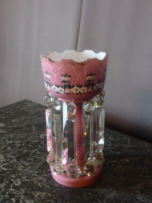 Porte Ananas En Opaline XIXe siècle