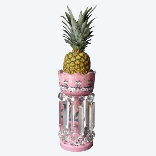 Porte Ananas En Opaline XIXe siècle