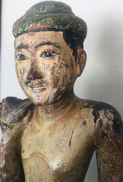 Gong bearer, Burmese school, 19th century