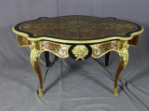 Grande Table Boulle époque Napoléon III XIXe siècle 