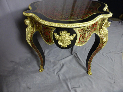 Grande Table Boulle époque Napoléon III XIXe siècle 