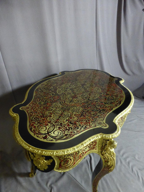 Grande Table Boulle époque Napoléon III XIXe siècle 