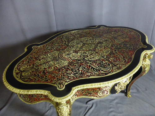 Grande Table Boulle époque Napoléon III XIXe siècle 