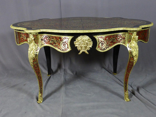 Grande Table Boulle époque Napoléon III XIXe siècle 