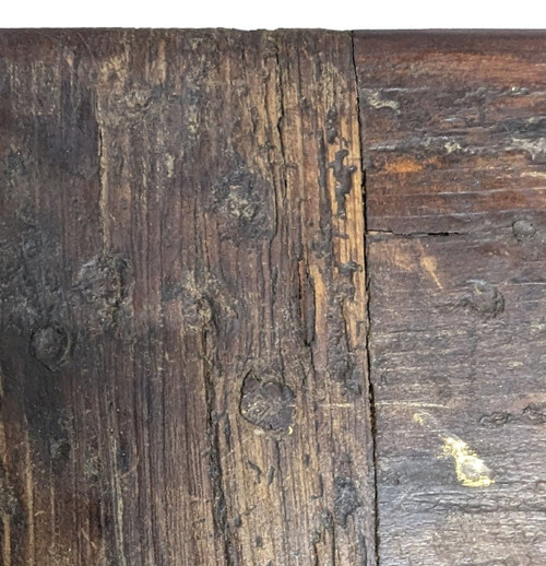 Comò Rustico In Legno Bianco Fine XVIII Secolo, Inizio XIX Secolo