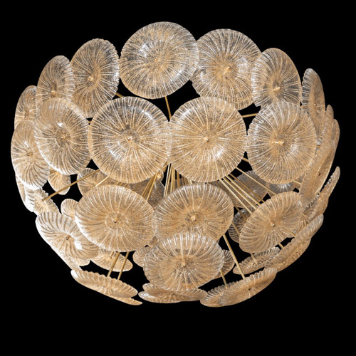Lampadario in vetro di Murano, XX secolo