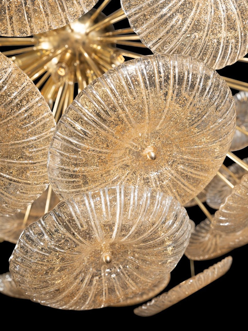 Lampadario in vetro di Murano, XX secolo