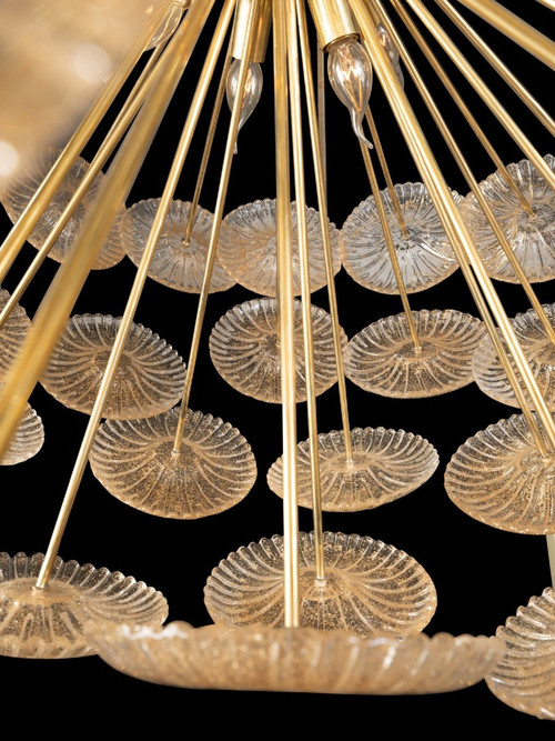 Lampadario in vetro di Murano, XX secolo