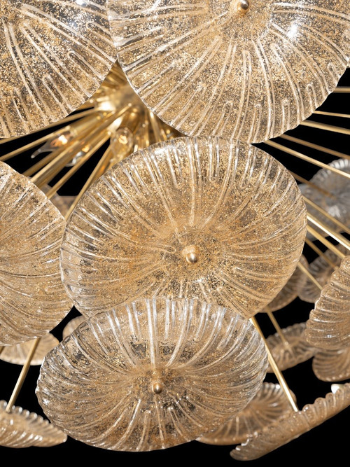 Lampadario in vetro di Murano, XX secolo