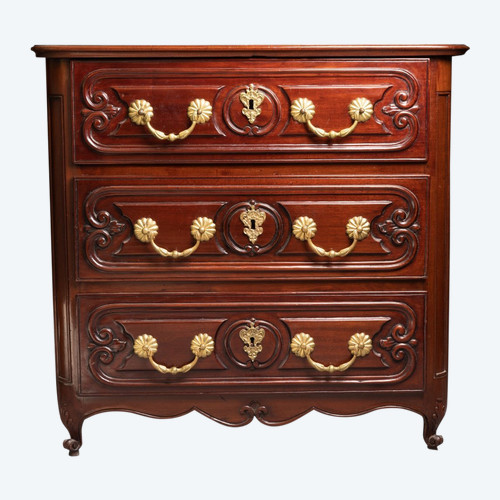 Petite Commode En Acajou, XVIIIe Siècle