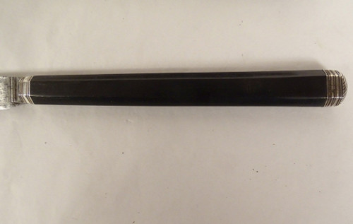 2 Reisemesser aus Silber, Stahl und Ebenholz, Cutler Baker, 18. Galuchat-Koffer