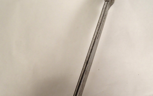 2 Reisemesser aus Silber, Stahl und Ebenholz, Cutler Baker, 18. Galuchat-Koffer