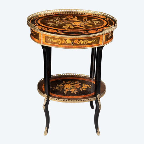 Inlaid Bolster, 19th Century