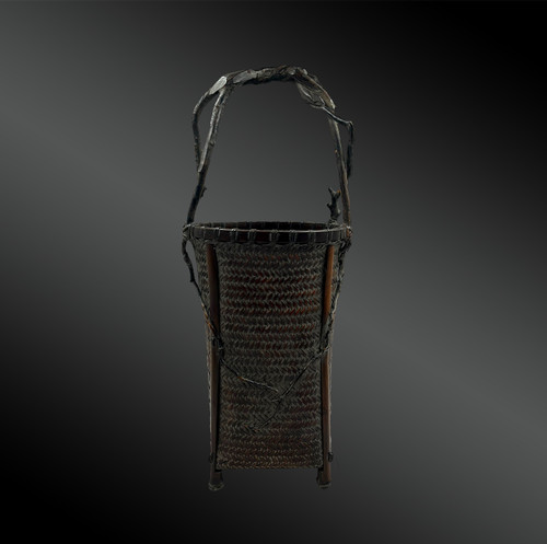BASKET for IKEBANA called Hanakago Shichiku - Japan - Late Meiji era (1868-1912)