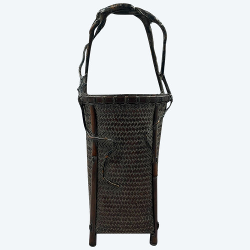 BASKET for IKEBANA called Hanakago Shichiku - Japan - Late Meiji era (1868-1912)