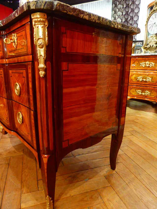 Commode Marqueterie Estampille De Birckle