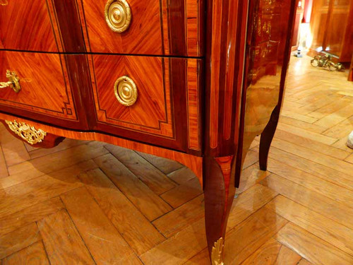 Commode Marqueterie Estampille De Birckle