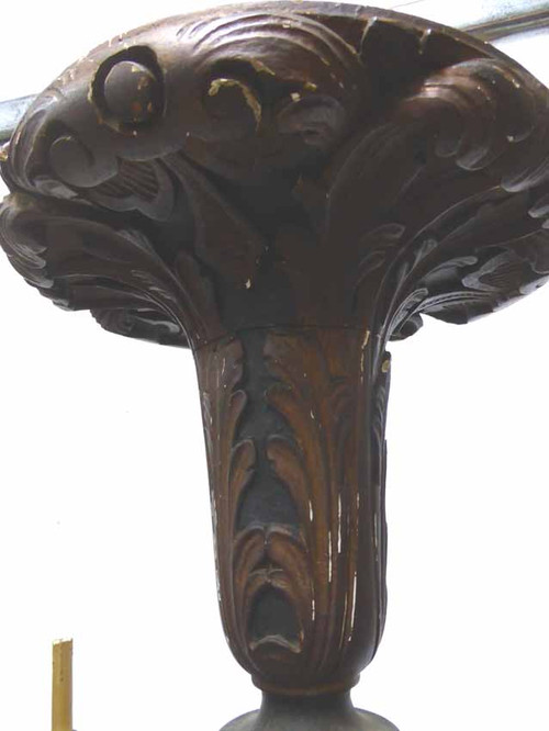 Rockery Style Painted Wooden Chandelier