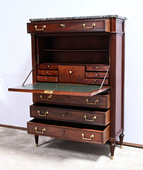 Secretaire in mogano, Luigi XVI - XVIII secolo