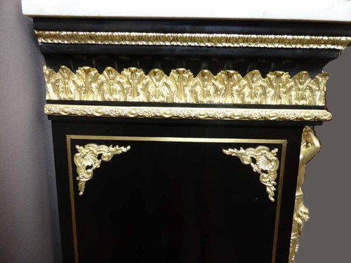 Mobiletto di supporto in intarsio Boulle, Napoleone III