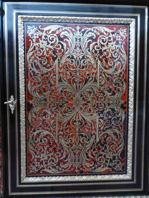 Mobiletto di supporto in intarsio Boulle, Napoleone III
