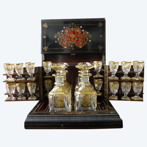 Liqueur Cellar In Marquetry, Napoleon III Period
