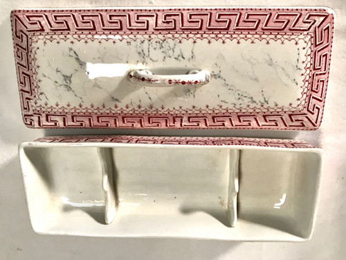 Set da toilette in terracotta Keller e Guérin del XIX secolo