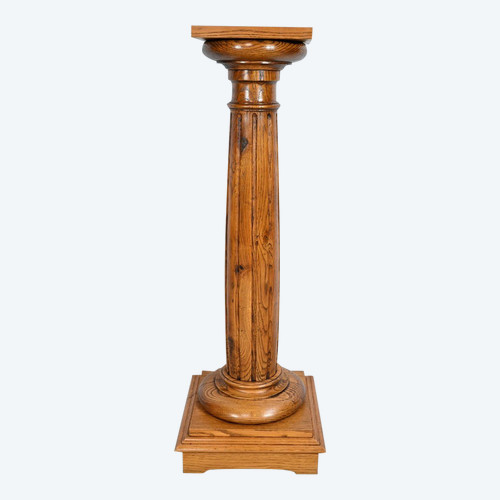 Important Column in Solid Oak – 1900