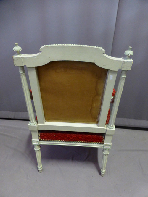 Paire De Fauteuils Style Louis XVI