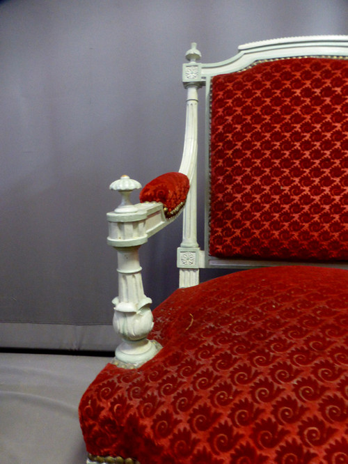 Paire De Fauteuils Style Louis XVI