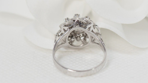 Anello Entourage In Oro Bianco E Diamanti