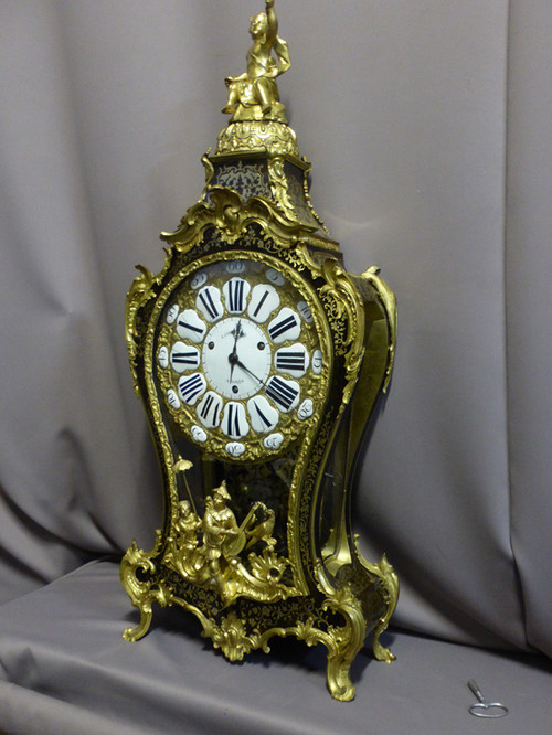 Large Louis XV Period Cartel Signed Gosselin