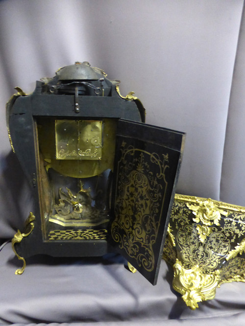 Large Louis XV Period Cartel Signed Gosselin