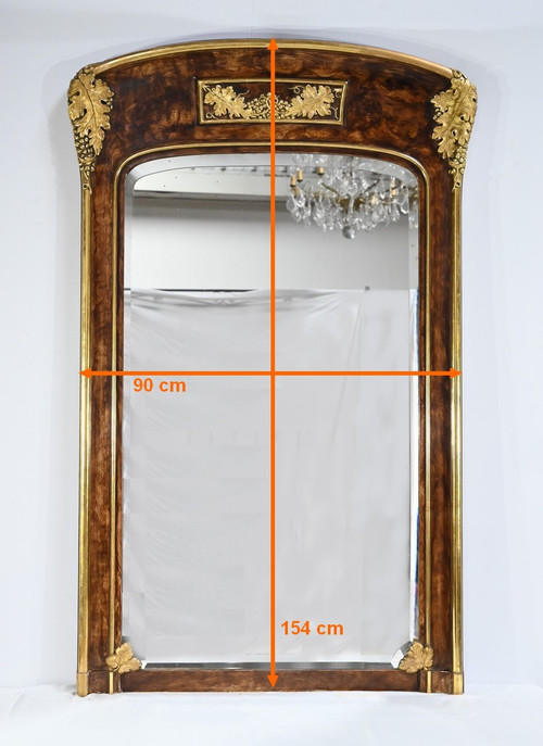 Important Fireplace Mirror, Art Nouveau – 1900