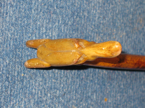 Bastone con pomello a forma di testa di levriero, fine XIX secolo