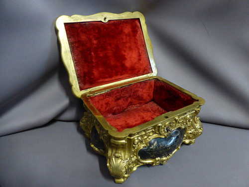 Napoleon III Bronze Jewelry Box