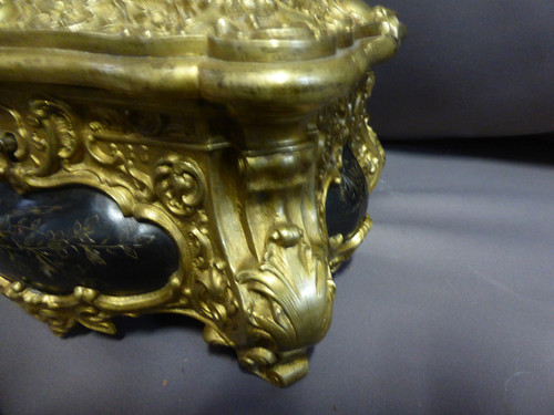 Napoleon III Bronze Jewelry Box