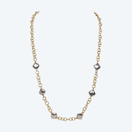 Collier En Or Bicolore 18kt