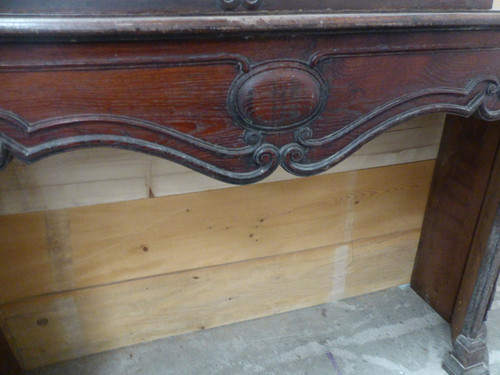 Fireplace And Its Nineteenth Trumeau