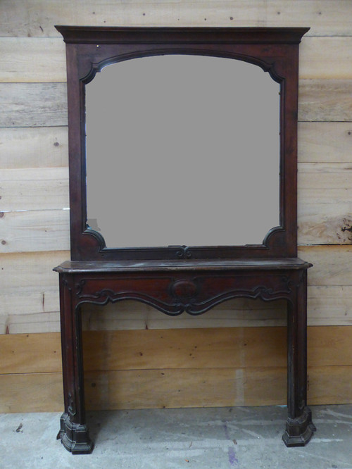 Fireplace And Its Nineteenth Trumeau
