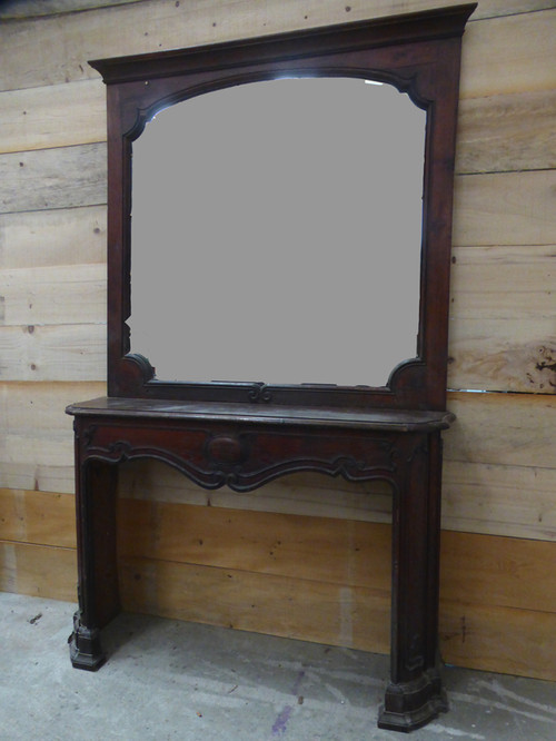 Fireplace And Its Nineteenth Trumeau