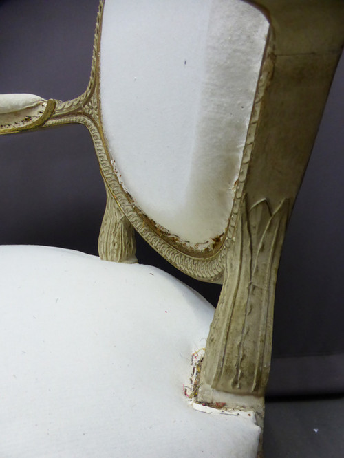 Pair Of Louis XVI Style Armchairs