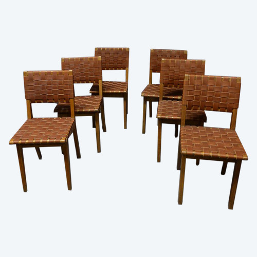 6 Jens Risom chairs