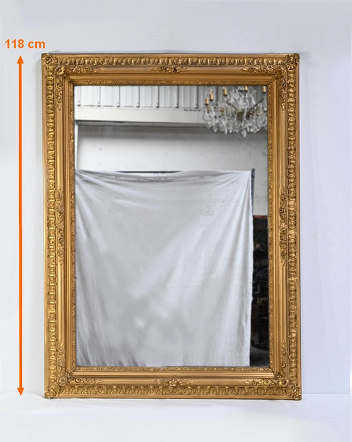 Important Mirror in Golden Wood - 1st part of the 19th century