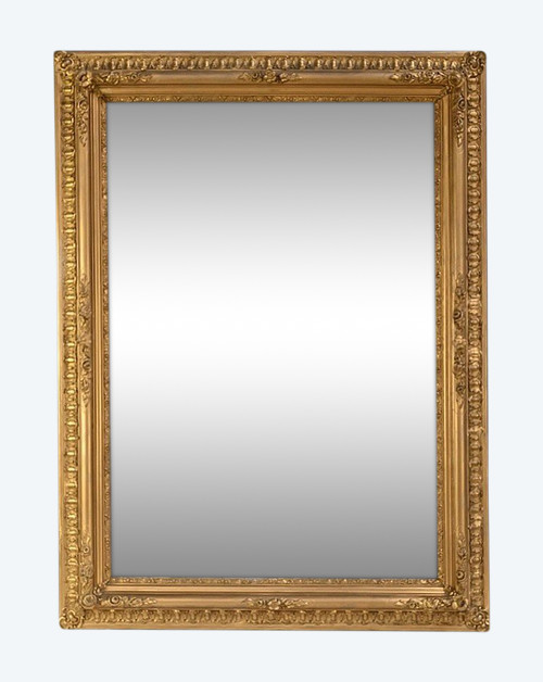 Important Mirror in Golden Wood - 1st part of the 19th century