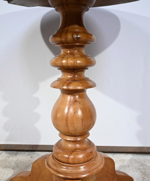 Petit Guéridon en Merisier Blond, époque Louis Philippe – 2ème moitié XIXe
