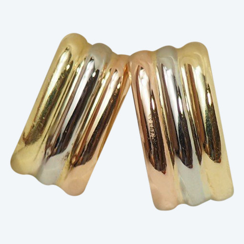 Three Gold Earrings