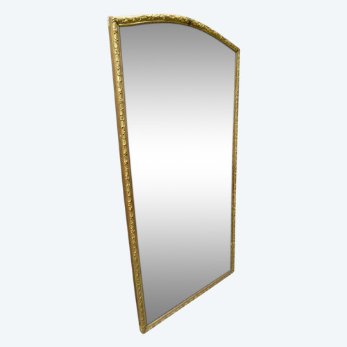 Important Mirror With Cartel, Louis XVI Period