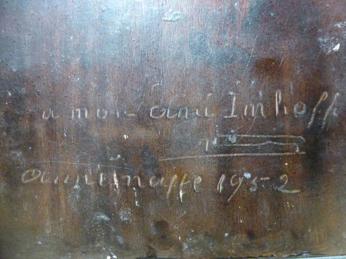 Religiöse Emaille aus dem 19. Jahrhundert